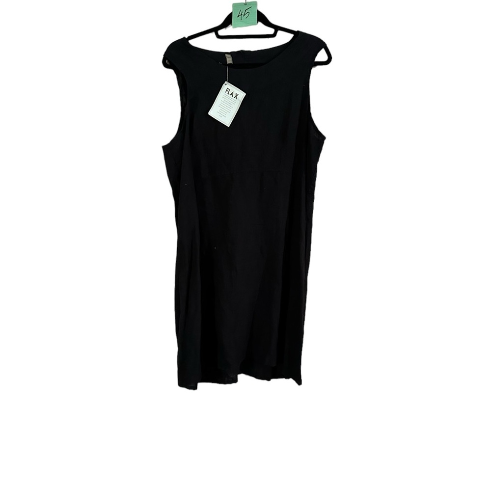 Flax Sleeveless Midi Dress in Black
